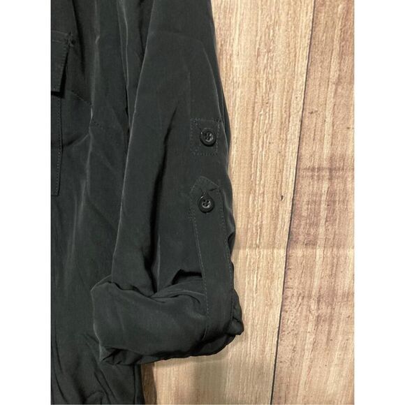 New York & Company Soho Small NWT black blouse button up womens - Picture 3 of 6